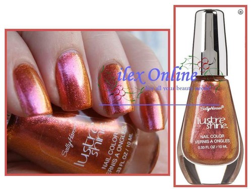 SALLY HANSEN LUSTRE HIGH SHINE IRIDESCENCE NAIL VARNISH / POLISH #006 LAVA