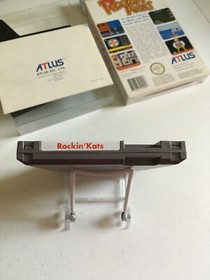 ROCKIN' KATS!! PAL B FRG VERSION ATLUS NES! SUPER NICE! COMPLETE! VERY RARE!!
