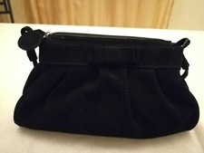 Borsa pelle Scamosciata, 25x20 cm, tracolla 39 cm 