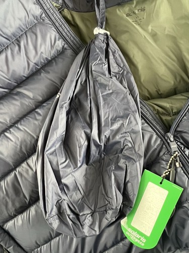 NWT Solaris Down Puffer Vest Men's 3XT Navy Packable Lightweight Outdoors - Picture 7 of 11