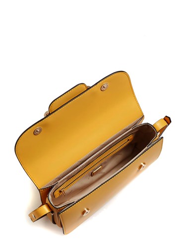 Guess Ladies Shopper " Bags Hensely " Marigold Yellow #GU634A - Picture 3 of 5