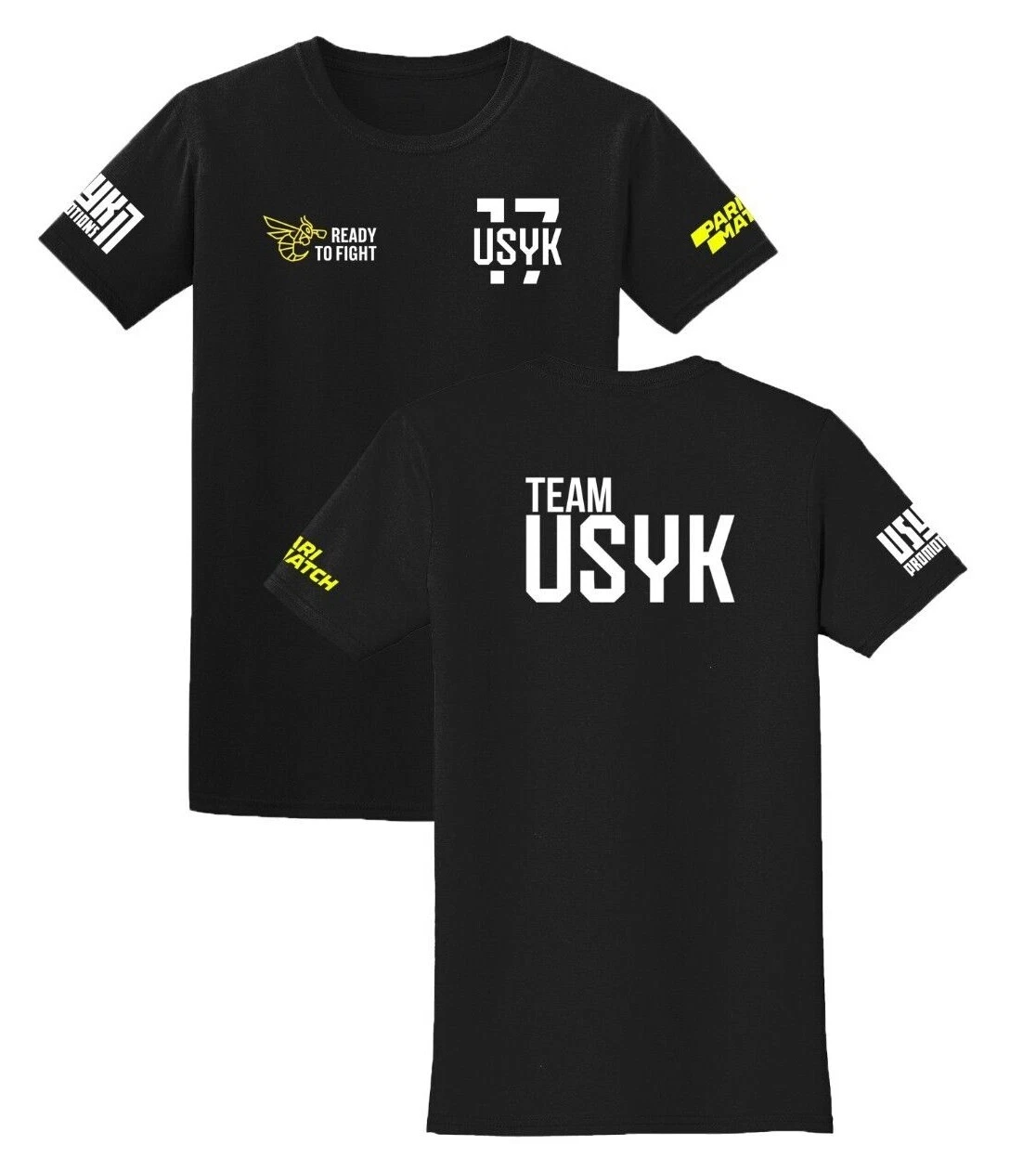 Oleksandr Usyk - Ready To Fight - Boxing T-Shirt Black Sizes S M L XL 2XL
Opens in a new window or t