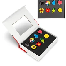 Pokemon Cartoon Anime All 8 Kanto Gym Badges Gen. 1 for Cosplay - Collector Box