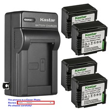 Kastar VW-VBG070 Battery AC Wall Charger for Panasonic SDR-H50 SDR-H60 SDR-H60S
