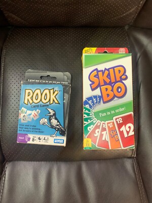 Skip 2 Card Skip Bo card game and Rook card game 2 pack NEW Sealed CARDS | eBay