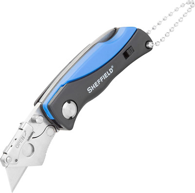 Mini Utility Knife   Lock-Back, Quick-Change, 6 Blades, Compact & Lightweight