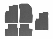 Veloursfußmatten für Nissan Micra IV K13 Bj. 2010 - 2016 Automatten GRAU STD 4+1