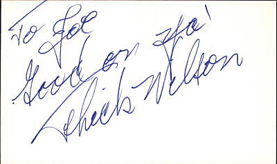 Thick Wilson Signed Auto 3x5 Index Card The Dark Crystal | eBay Thick Wilson Signed Auto 3x5 Index Card The Dark Crystal | eBay