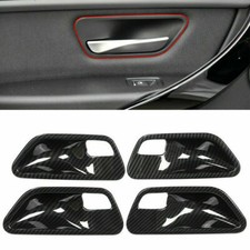 Carbon Fiber For BMW 3 4 Series F30 F31 F32 F35 2013-2018 Door Handle Bowl Cover