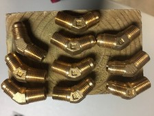 6x45 Jic Hose Adapter With 14 Npt-brass-10pc 6x45 Jic Hose Adapter With 14 Npt-brass-10pc