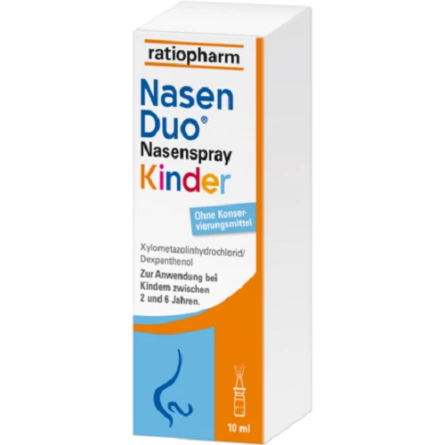 NasenDuo Nasenspray ratiopharm für Kinder 10 ml, PZN 12521566