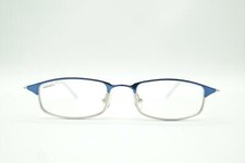Alpina SF 431 Blue Silver Oval Glasses Frame Eyeglasses New