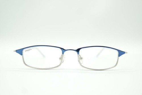 Alpina SF 431 Bleu Argent Ovale Lunettes Monture Lunettes Neuf - Afbeelding 1 van 6