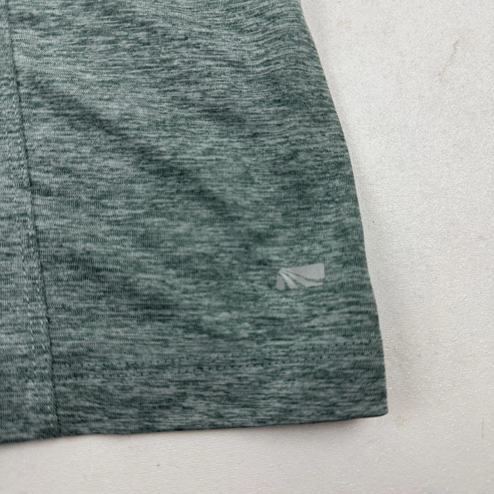 fabletics heather crew neck stretch activewear shirt