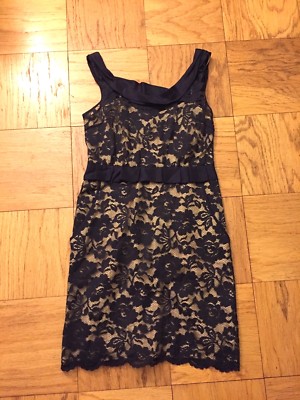 Calypso Saint Barth Navy Blue Lace Sleeveless Dress w/ pockets XS Cocktail Dress