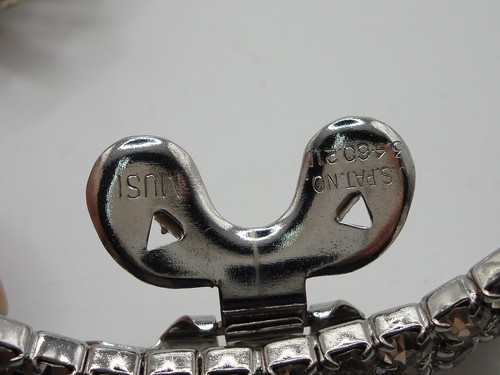 CLIP PER SCARPE VINTAGE 1969 MUSI STRASS SCINTILLANTI! PAT. DTD.! - Foto 5 di 7