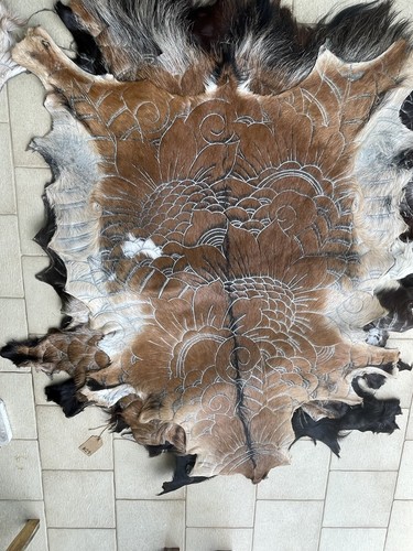 Hand Carved Goat Hides - Picture 10 of 12