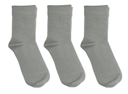 Kids School Solid Color Bamboo Seamless Socks 3 PACK Collection by Rambutan - Picture 6 of 8