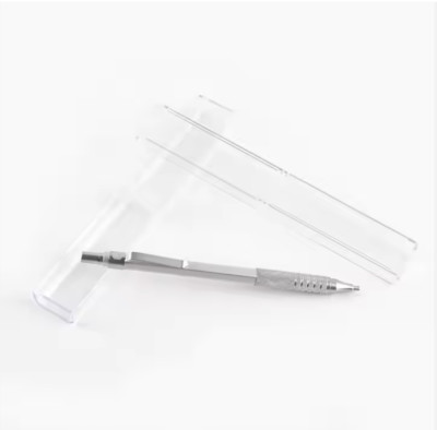  *CASE of 25* 0.5mm Mechanical Lead Pencil  Silver Metal Precision Tip PurePoint