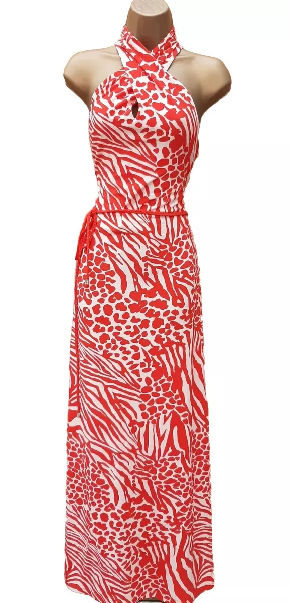 Karen millen red animal print dress 2025