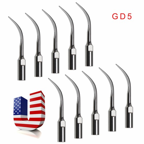 USA 10pcs Dental Ultrasonic Scaler Tips Scaling Fit DTE SATELEC GD1-GD6 ppoe - Picture 6 of 7