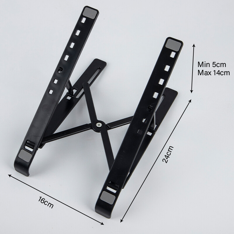 Adjustable Foldable Laptop Stand with Ventilation for Notebook and Tablet