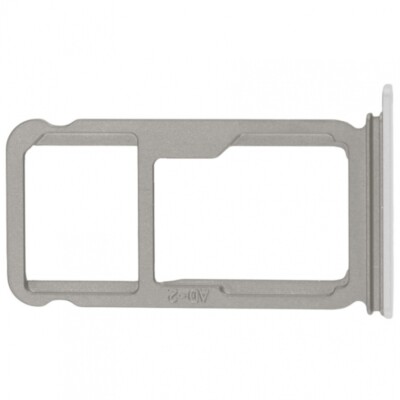 Sim Tray For Huawei P10 Micro Sd Card Adapter White