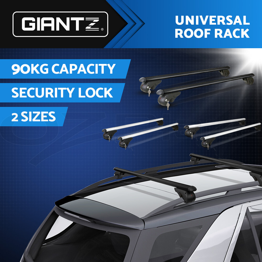Universal Car Roof Racks Pod Cross Bars Aluminium Adjustable 108cm
