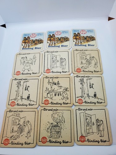 12 Vintage Bierdeckel mit Einband - Lot 17 - Bild 1 von 2
