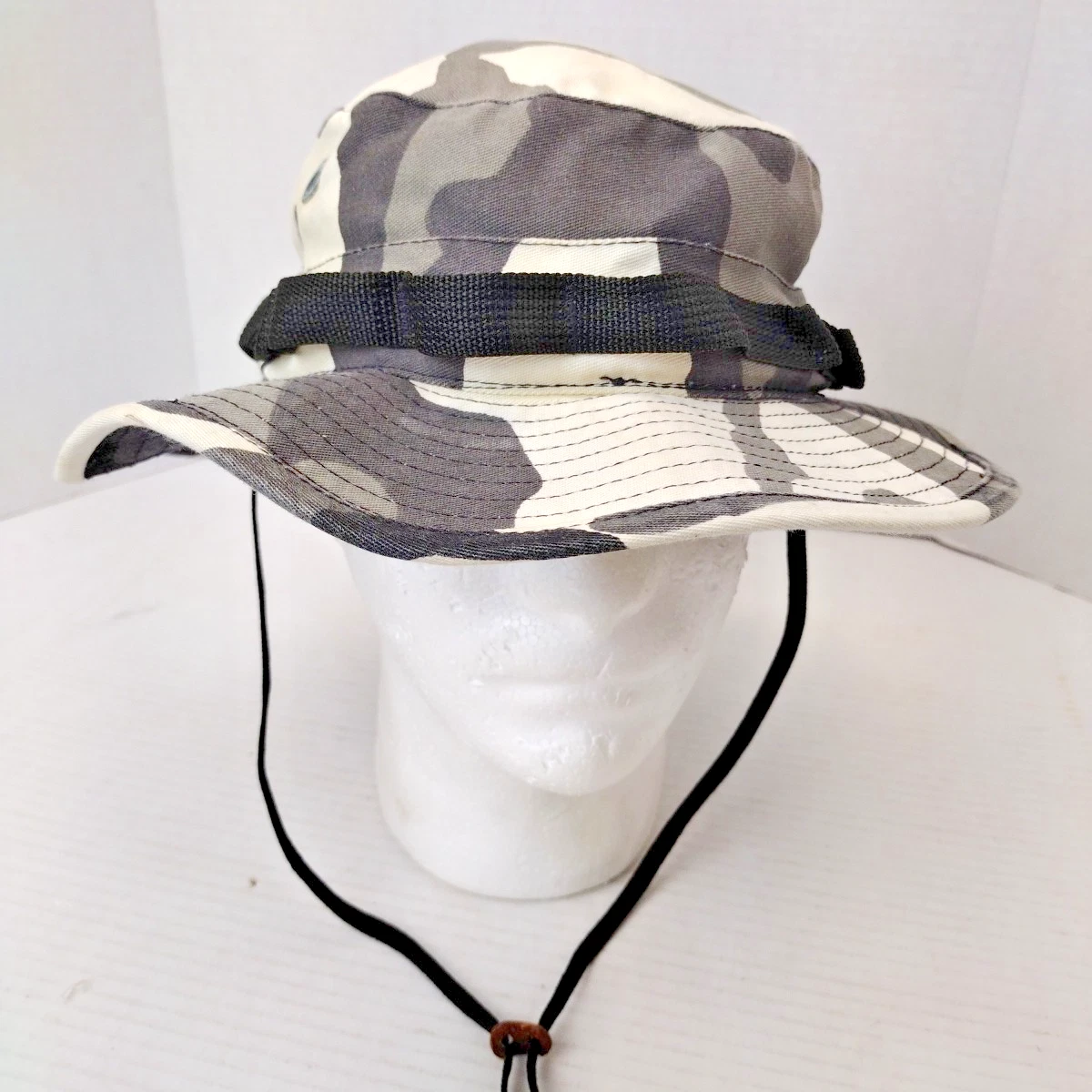 Urban Camo Boonie Cover - Military Spec Jungle Hat - Hot Weather - Made in USA
