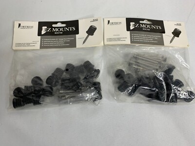 Fortress EZ Mount Plastic Round Level Baluster Connector, 640055 2 bags ...