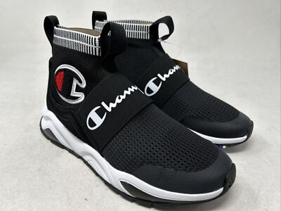 Champion Boy's Rally Pro Big C Knit Sock Top Sneaker Size (h113)