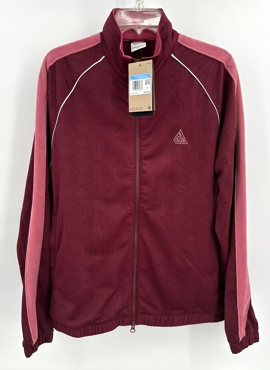 SACAI X NIKE NIKE GIANNIS GIACCA BASKET LEGGERA FULL ZIP uomo media barbabietola scura