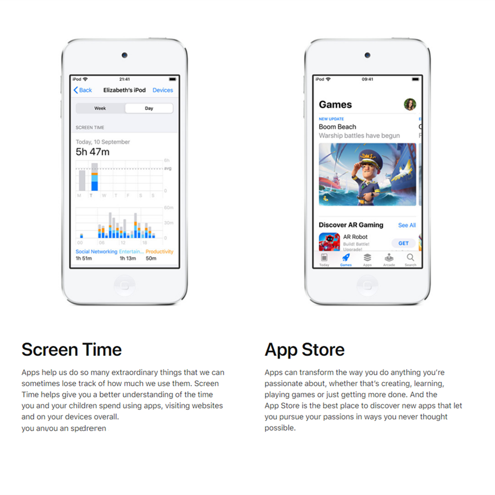 New Apple iPod touch (7th generation) Blue, 256GB, 100 New Apple iPod touch (7th generation) Blue, 256GB, 100