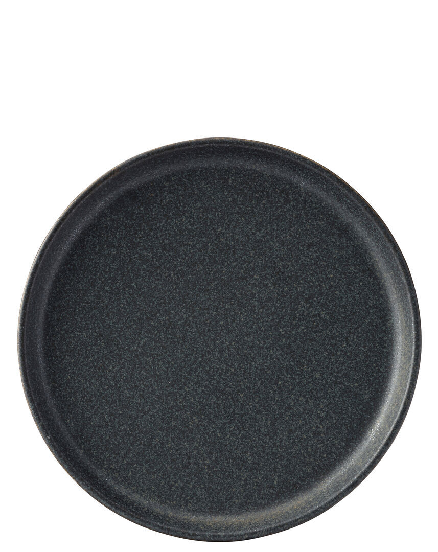 Murra Ash Walled Plates Porcelain Dinner Desserts Round 8.25"" (21Cm) Pack Of 6