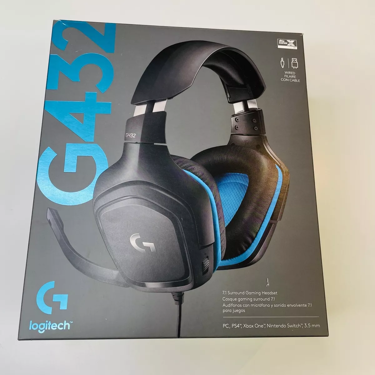 Logitech G G432 7.1 Surround Sound Wired Gaming Headset