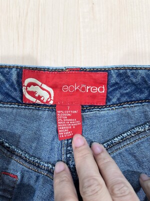 Jean Ecko Red Femme Taille 7 - Occasion Très Bon état, En Coton/élasthanne Bleu