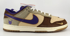 Nike Dunk Low PRM White Onyx Court Purple Khaki DQ5009-268 Setsubun UK 9,5
