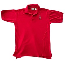 Looney Tunes Bugs Bunny Red Polo Shirt XS 100 Cotton Indonesia