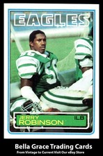 1983 Topps Jerry Robinson #146 Philadelphia Eagles NFL Football