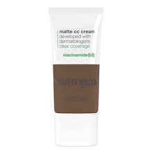 Neutrogena Clear Coverage Flawless Matte CC Cream, Full-Coverage B3 Truffle 1 oz