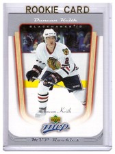 Duncan Keith 2005-06 Upper Deck MVP Rookie Card #435. rookie card picture