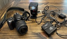 Nikon D60 Camera, Lens 18-55mm, Charger,carring Bag, Flash