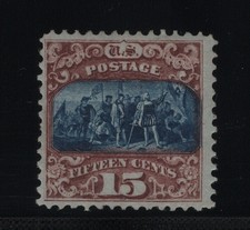 119 VF with Crowe cert . unused ( mint regum ) nice color  cv $ 1000 ! see pic !