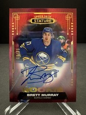 2021-22 Upper Deck Stature Brett Murray Rookie Auto 09/35