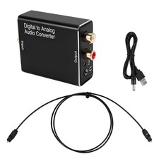 Digital to Analog Audio Converter, Digital SPDIF Optical to Analog L/R 3548