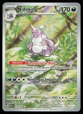 Nidoking 174/165 Holo Illustrazione Rara Carta Pokémon Scarlatta e Viola 151