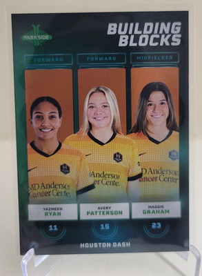 2025 PARKSIDE NWSL VOL 2 BUILDING BLOCKS #4 RYAN, AVERY PATTERSON, MAGGIE GRAHAM