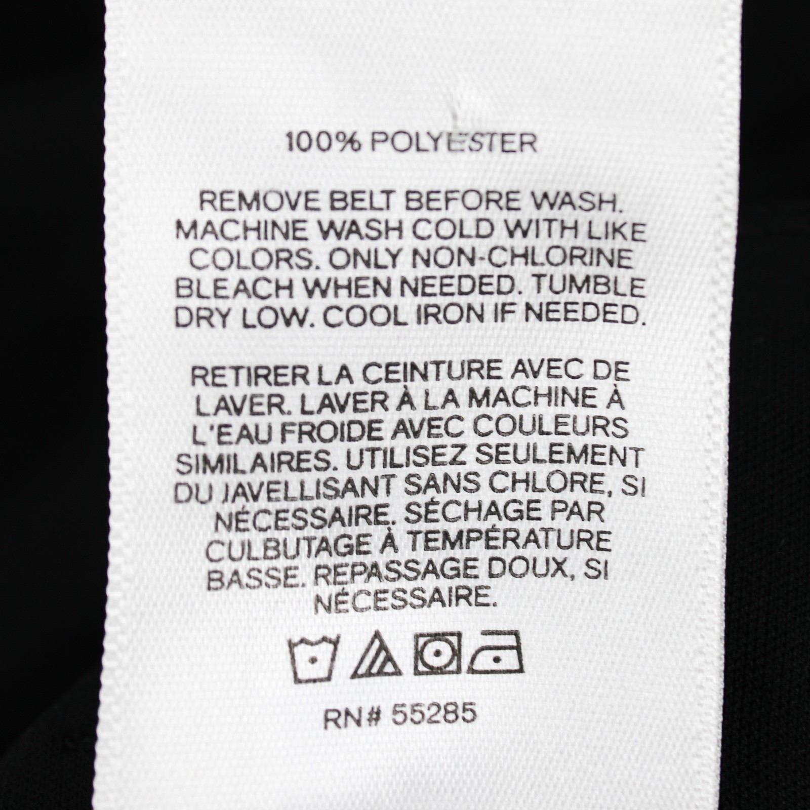 Express Solid Black Wide Leg Super High Rise Pant… - image 5