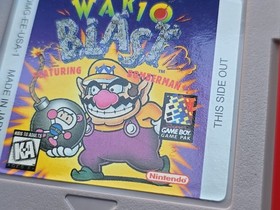 Wario Blast Game Boy Nintendo GB Original Bomberman Authentic No Yellowing 